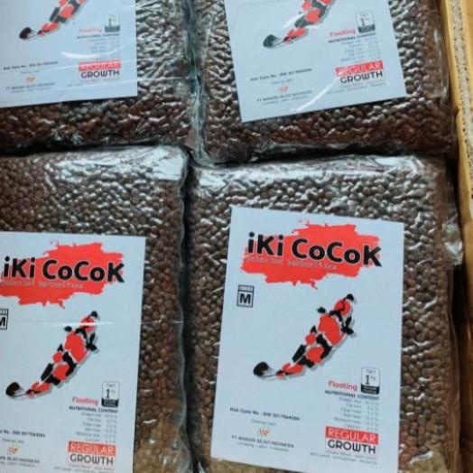pakan ikan koi iki cocok high protein isi 1kg size m - M