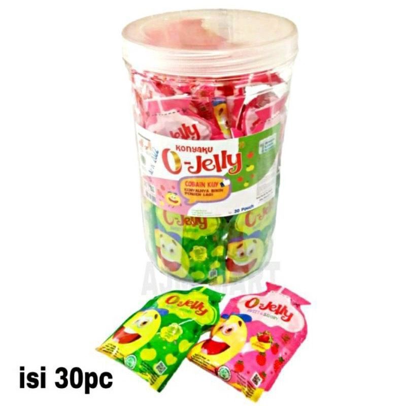 Konyaku O-Jelly / agar-agar toples isi 30 pcs