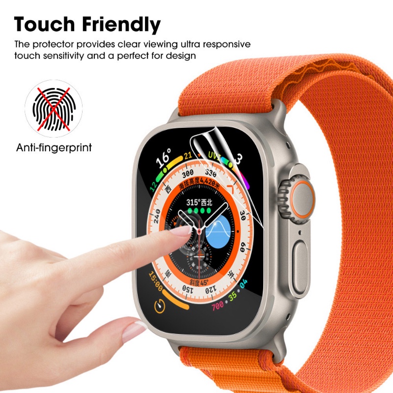 Film Pelindung Layar TPU Full Curved HD Flexible Untuk Apple Watch