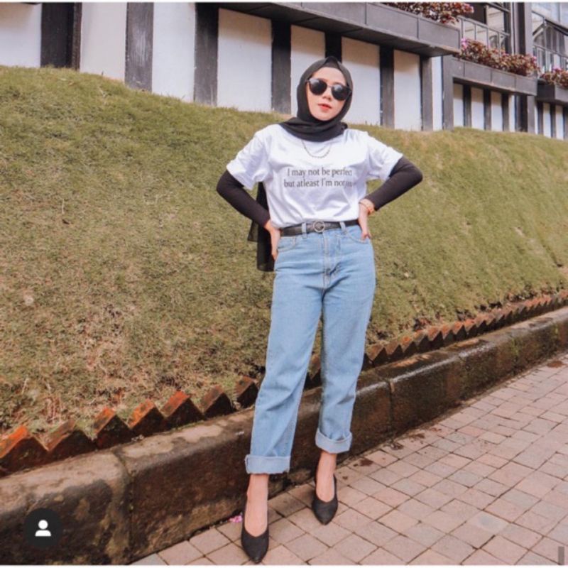 BOYFRIEND JEANS POLOS PREMIUM / BAGGY JEANS POLOS PREMIUM / BAGGY RAWIS PANTS  / RAWIS PANTS