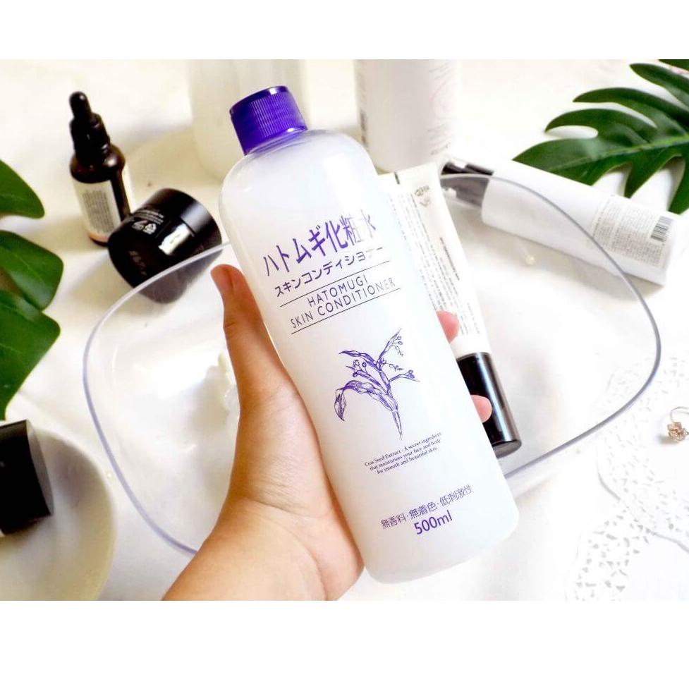 V7H3 HATOMUGI Skin Conditioner 500ml + Spray