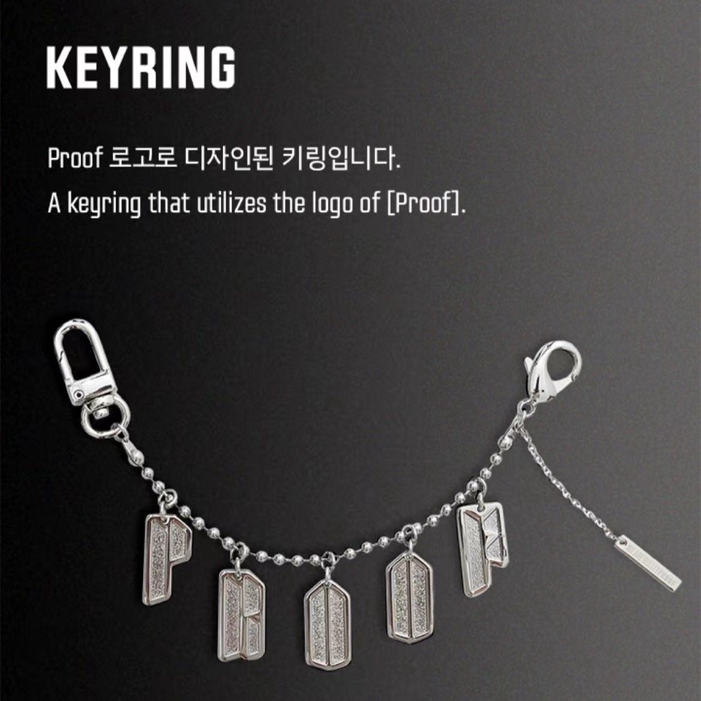 BTS Proof Keyring Proof Logo