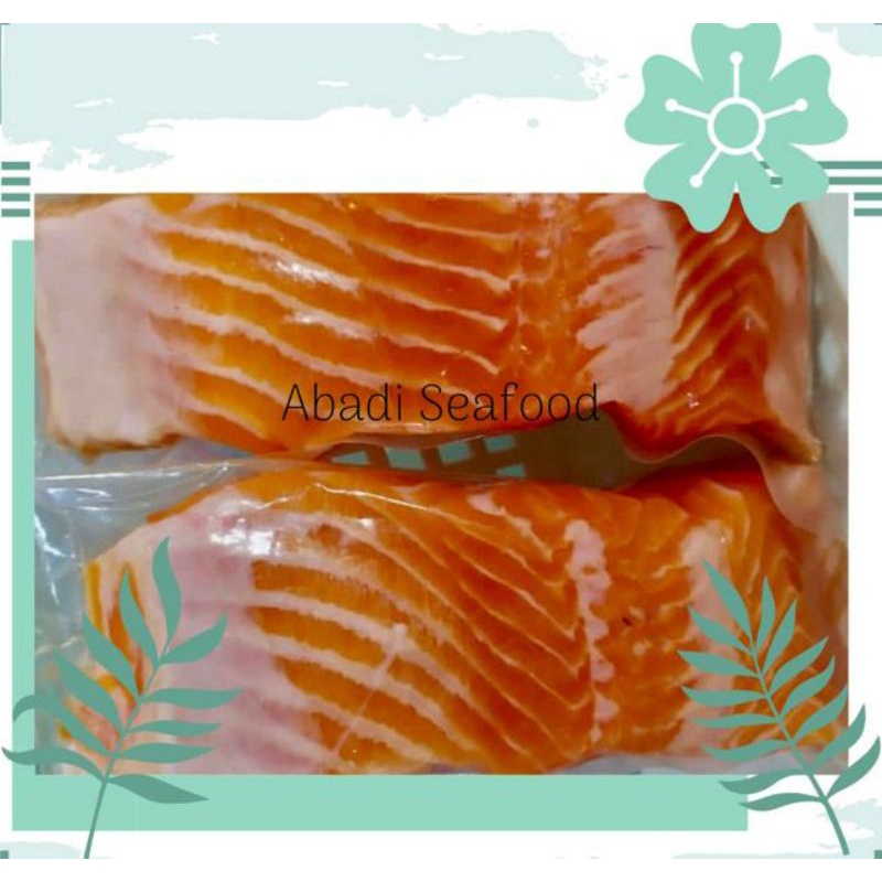 

Ikan salmon fillet berat 200gr