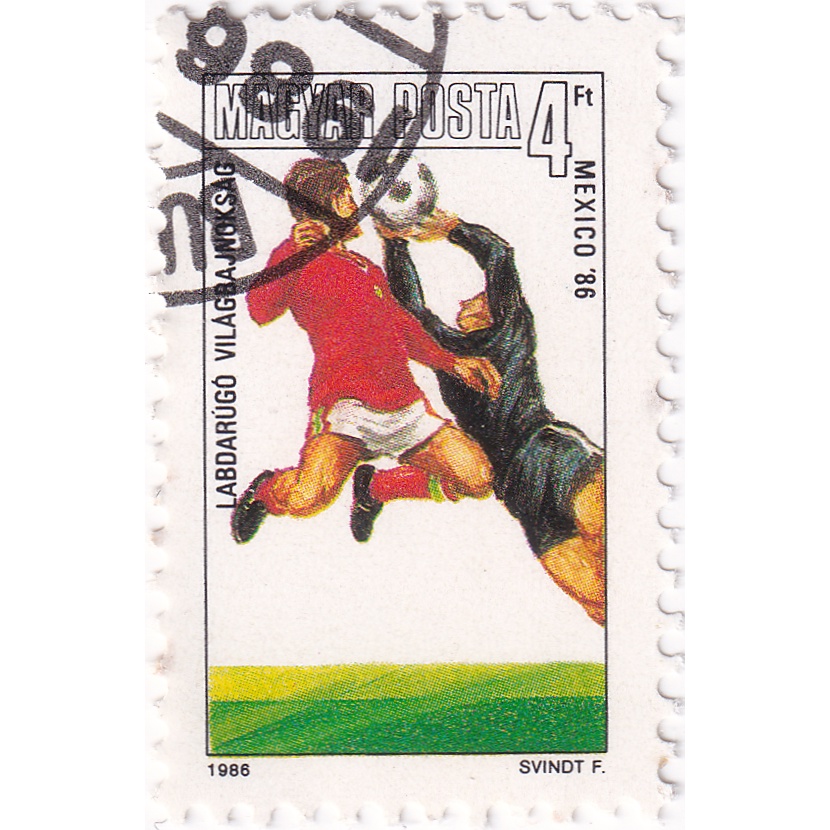 

Prangko Hungary 1986 - Football World Cup - Mexico 1986 EJX 4Ft Used