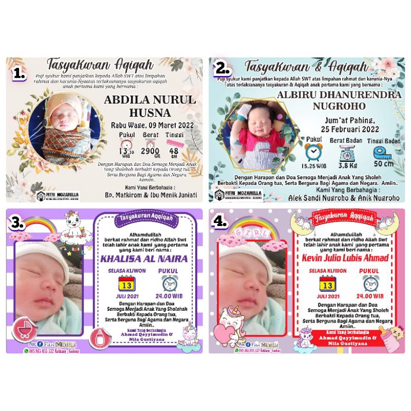 TUTUP NASI NAMA BAYI/TUTUP NASI TASYAKURAN