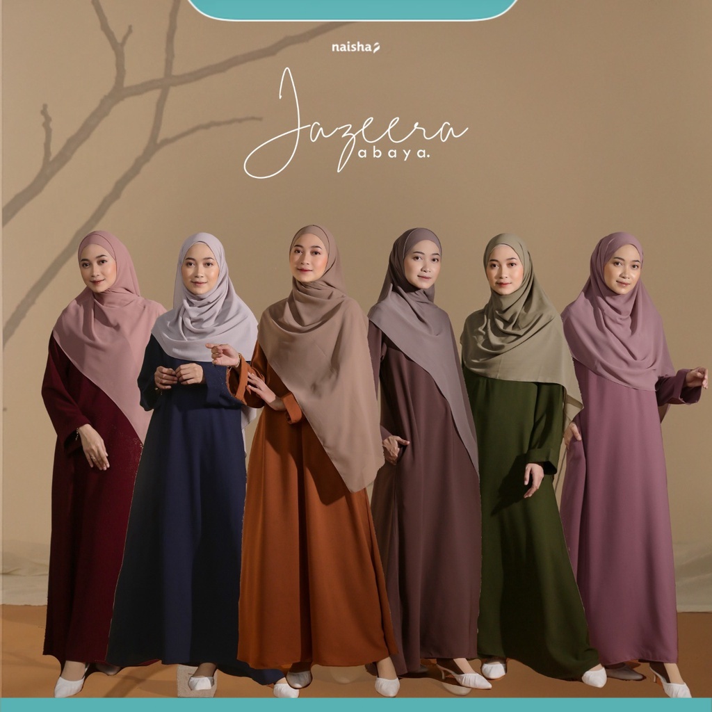 Gamis Jazeera Abaya / abaya polos / abaya basic / abaya turkey
