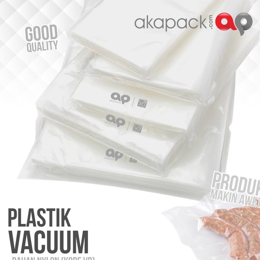 

(100pc) Plastik Vacuum Uk. 25x37,5 POLOS Bahan Nylon dan Food Grade VB
