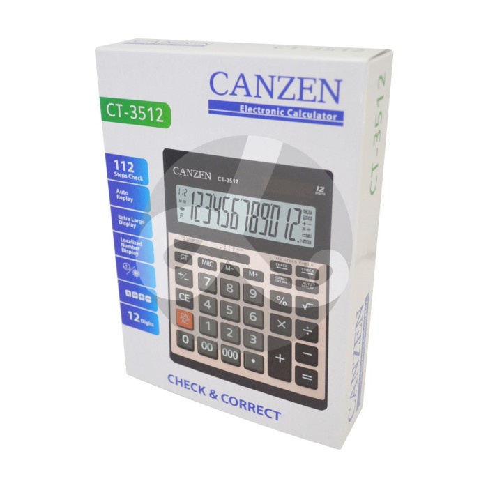 

KAKULATOR CANZEN CT-3512 Electronic calculator KALKULATOR CANZEN CT-3512