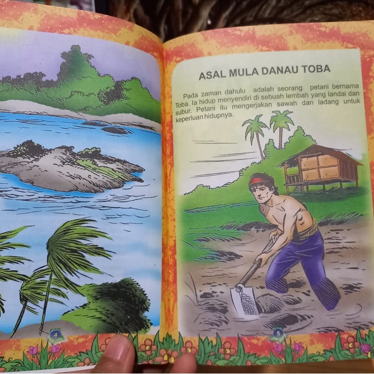Buku Anak / Buku Dongeng warna Cerita Bawang Merah Bawang Putih