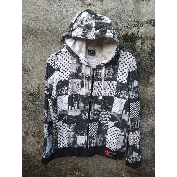 ziphoodie second branded original FUBU full print.
