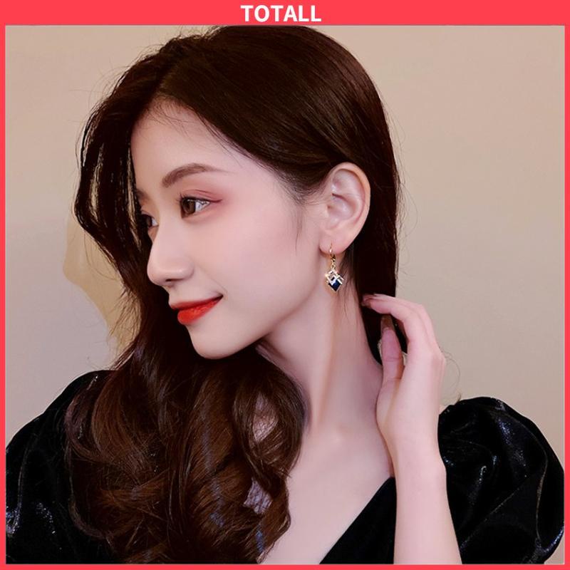 COD Rhombus bentuk minyak Drop anting-anting modis anting-anting High-end-Totall