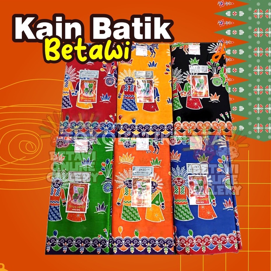 Kain Batik Betawi / Batik Betawi / Sarung Batik Betawi