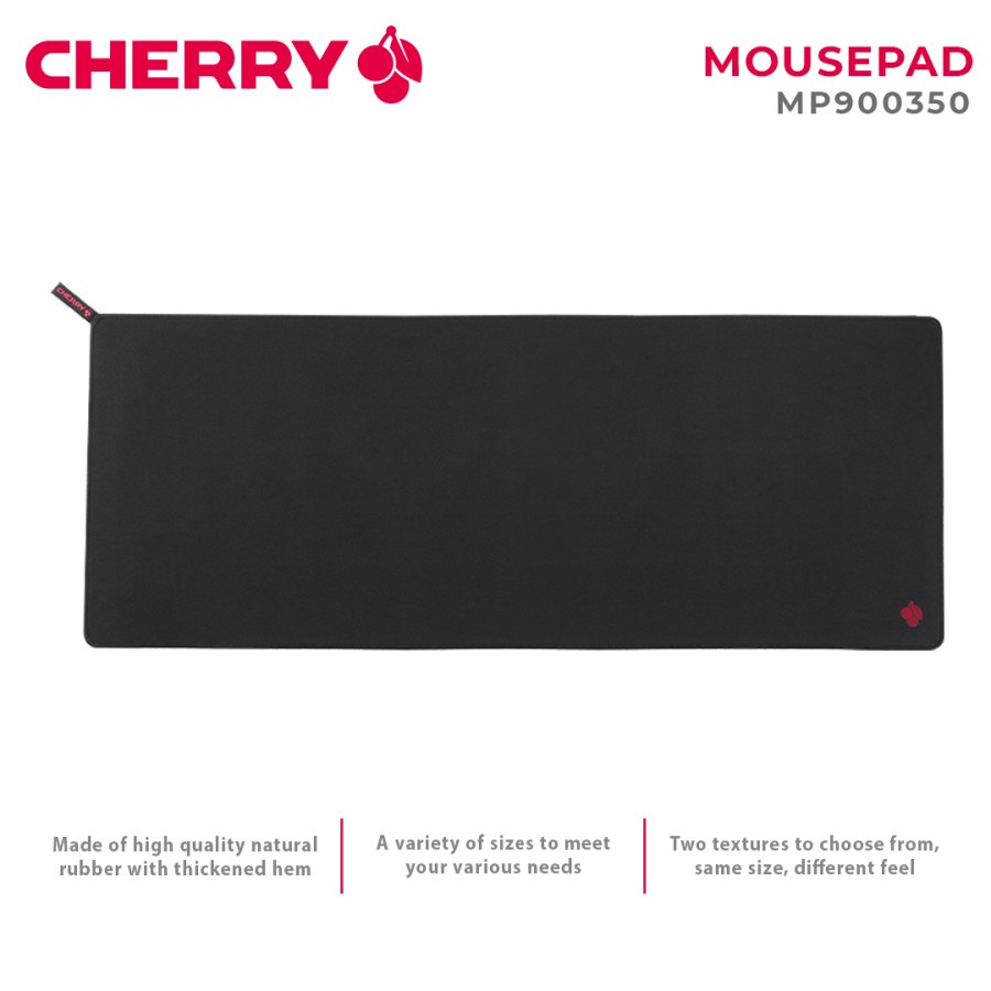 Mouse pad gaming cherry rubber 900x350 mm speed type smooth anti slip ja-g0422 0422 - Alas mousepad mat