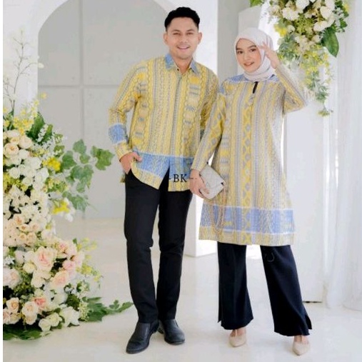 Batik Couple / Batik Couple Modern / Baju Batik Couple / Batik Couple Pasangan / Tunik Batik Modern