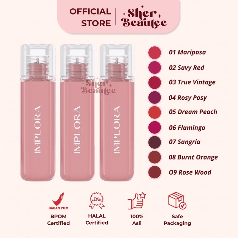 Jual Implora Jelly Tint All Shades Shopee Indonesia