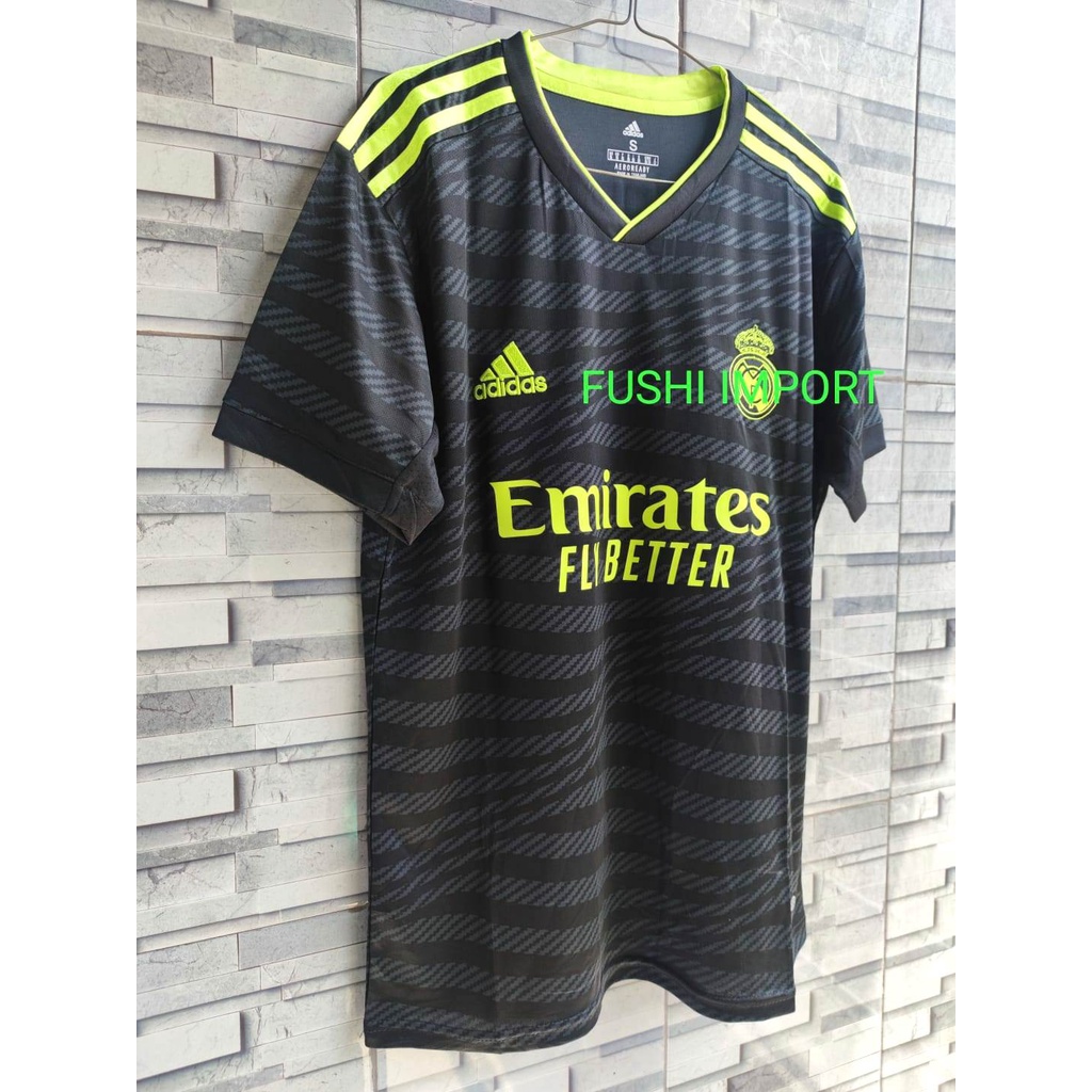 Jersey Baju Bola Madrid 3rd Third 2022 2023 Grade Ori