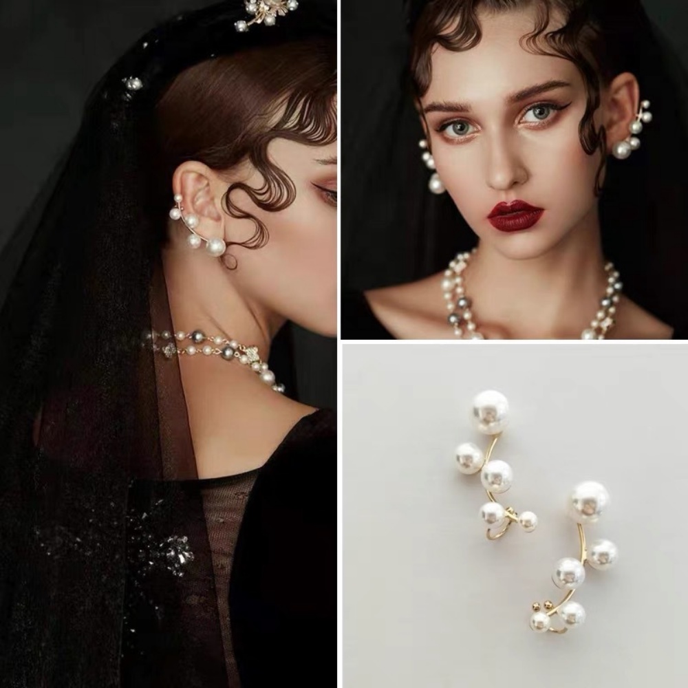 Anting Desain Mutiara Untuk Pengantin