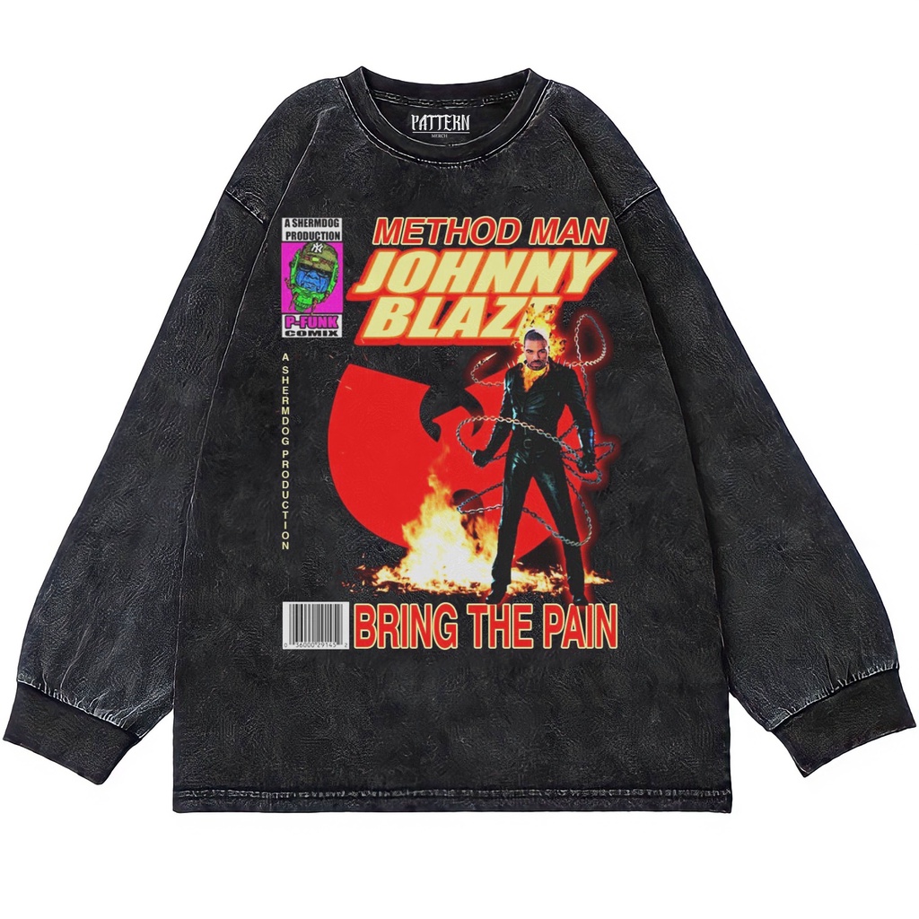 KAOS OVERSIZE | OVERSIZE LONGSLEEVE | T-SHIRT OVERSIZE | WASHING | KAOS JOHNNY BLAZE BRING THE PAIN