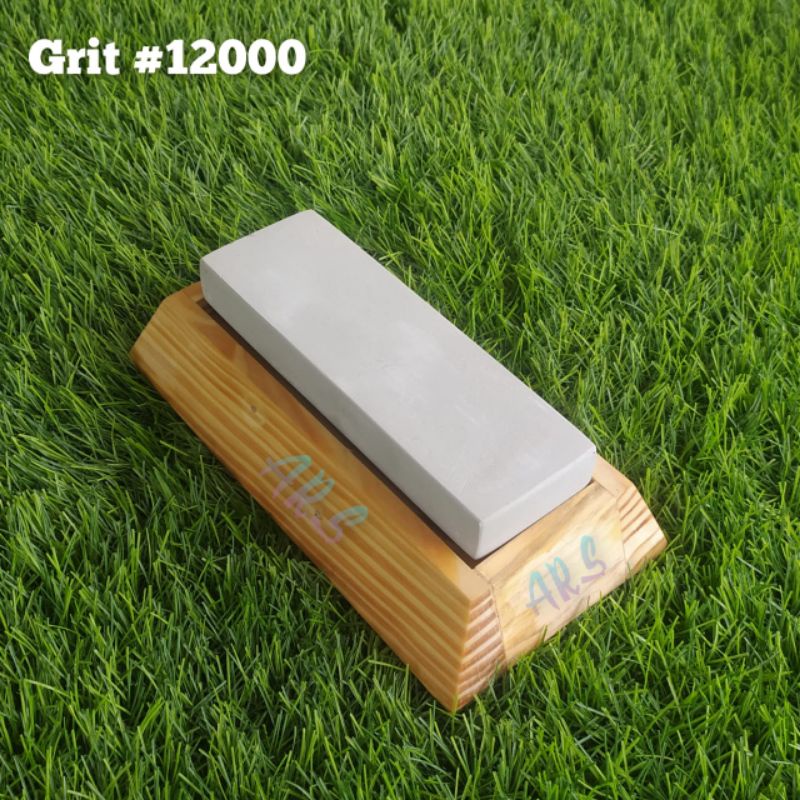 Batu Asahan Pisau Grit #12000 + tatakan