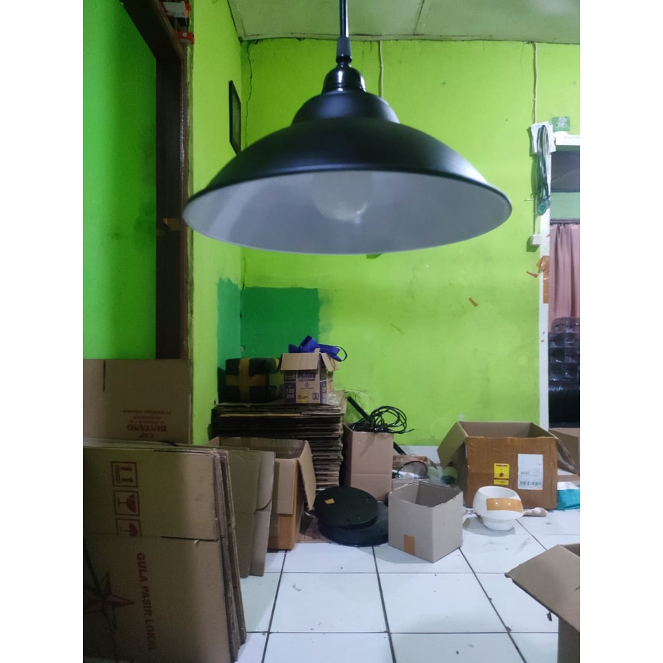 Lampu Gantung 1 Set Kubus Modern Lampu Hias Minimalis