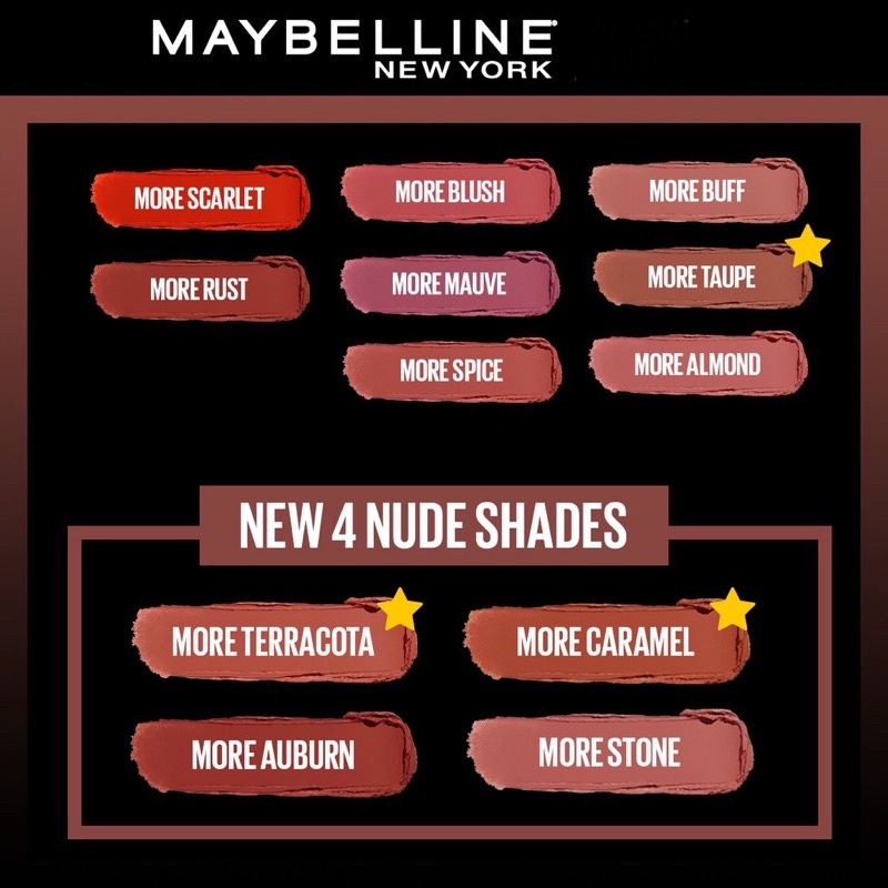 MAYBELLINE COLOR SENSATIONAL ULTIMATTE SLIM LIPSTICK