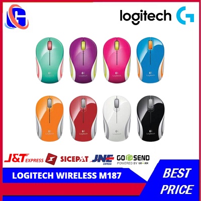 LOGITECH WIRELESS MOUSE M187 ORIGINAL 100% / MOUSE WIRELESS M 187