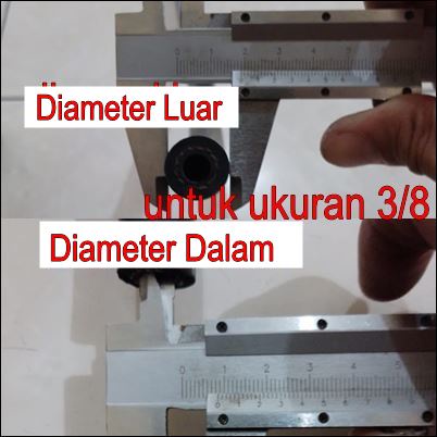 Selang slang karet ac mobil r12 r134 r134a ukuran 1/2 3/8 5/8 meteran