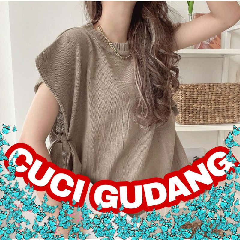 CUCI GUDANG ALISCHA VEST IMPORT // VEST TANKTOP RAJUT / VEST RAJUT IMPORT / DARA VEST RAJUT