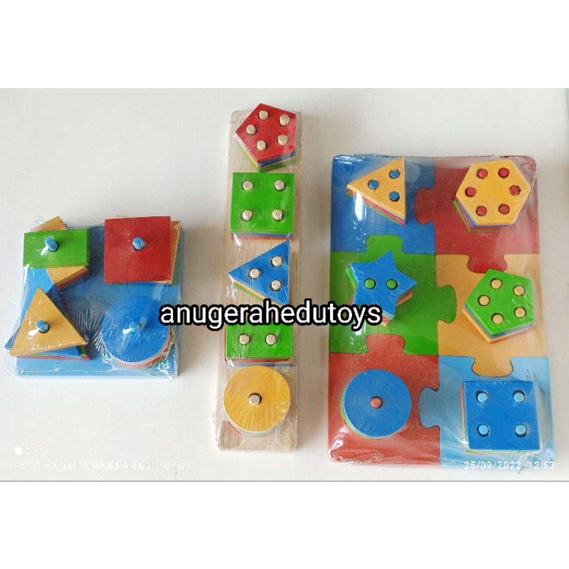 Pilar Basic / Menara Geometri, Mainan Edukasi Geometri