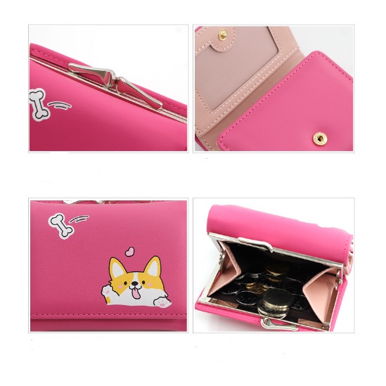 ♥TMALL88♥New Dompet Lipat Mini Wanita Motif Animal Lucu