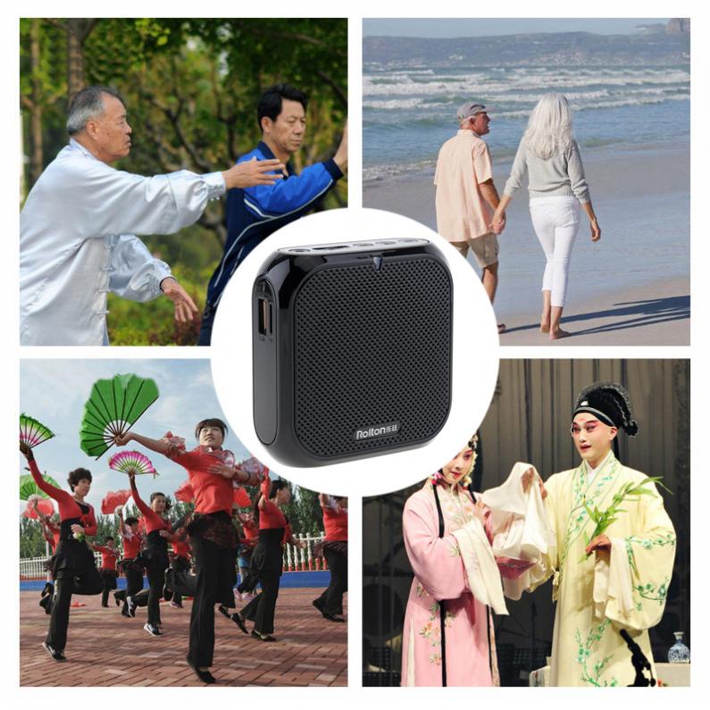 guru  tour guide pidato Speaker pinggang / Speaker Megaphone waistband dengan Kabel Audio mic headset