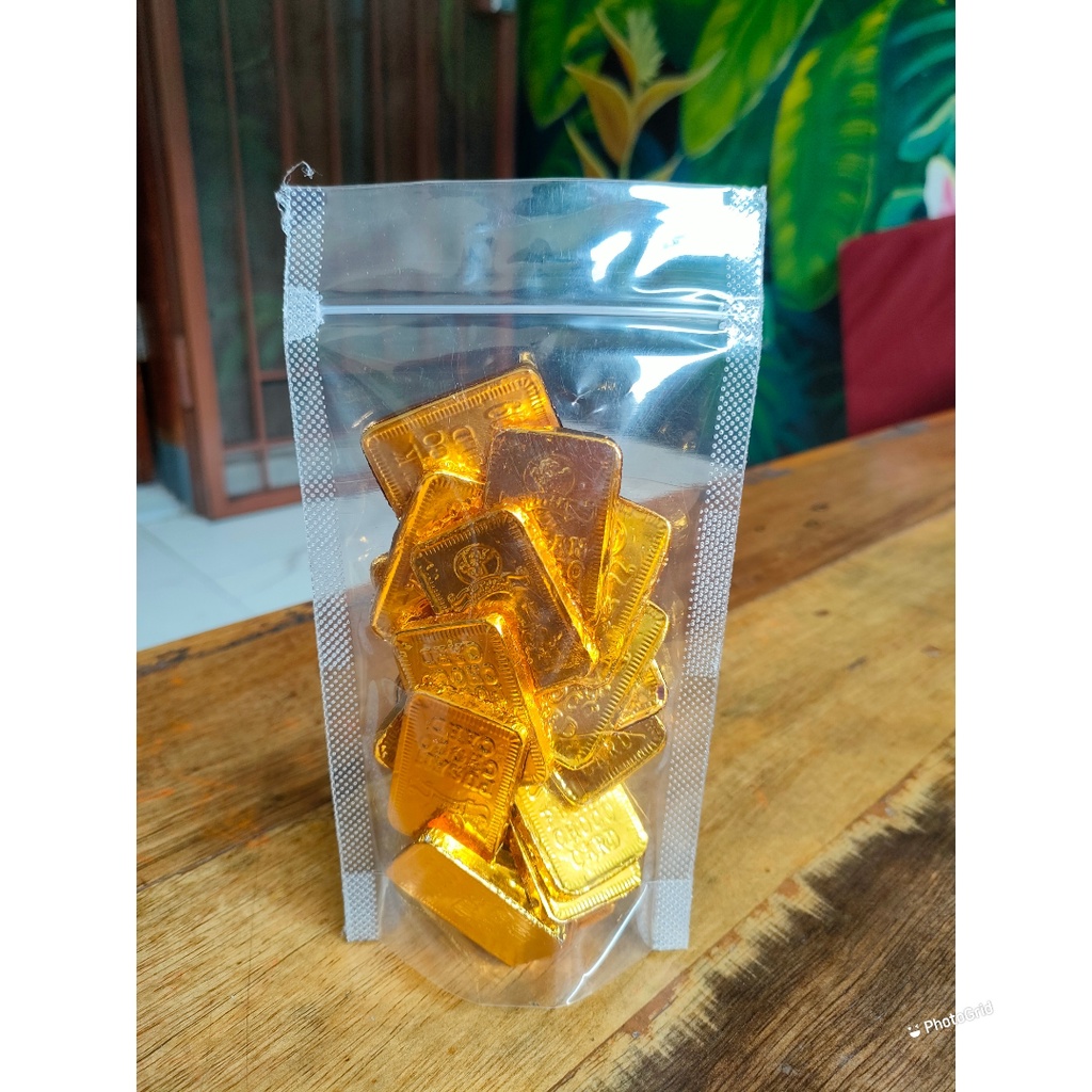 

Coklat Coin Emas Dollar Besar 5pcs - 30pcs Free Toples/ Chocolate Koin Gold Besar / Coklat Import/ Coklat Batangan / Coklat Imlek /Cemilan /Jajanan Jadul