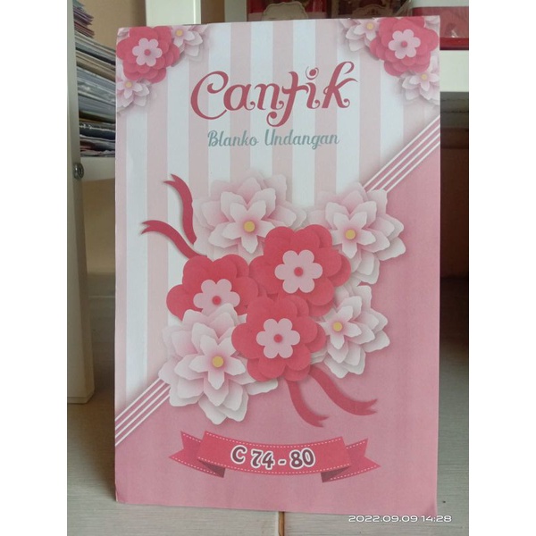 Katalog Undangan Blanko/undangan pernikahan