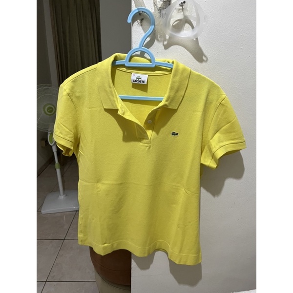 Polo Shirt Wanita Lacoste Second Original Kuning