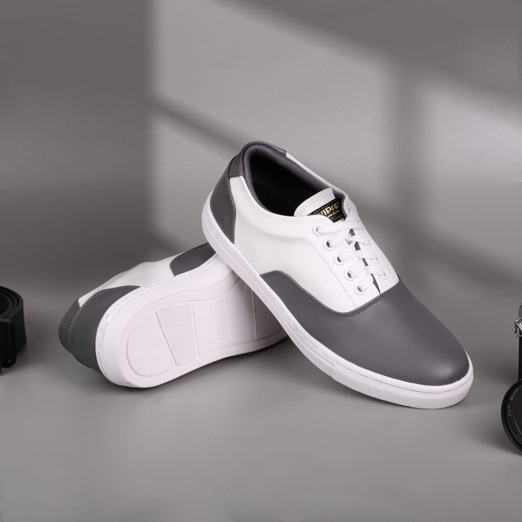 Sepatu Sneakers Terbaru Sepatu Sneakers Kasual Formal Kimberlit White Grey