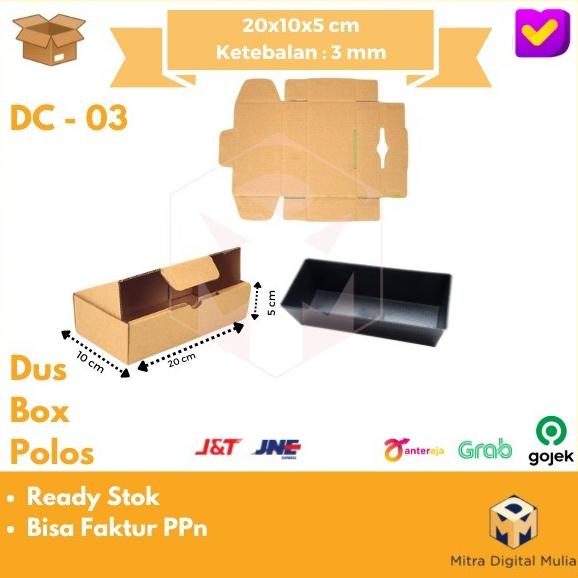 

Kardus Dus Polos DC-03 Diecut 20 x 10 x 5 Box Makanan / Hampers