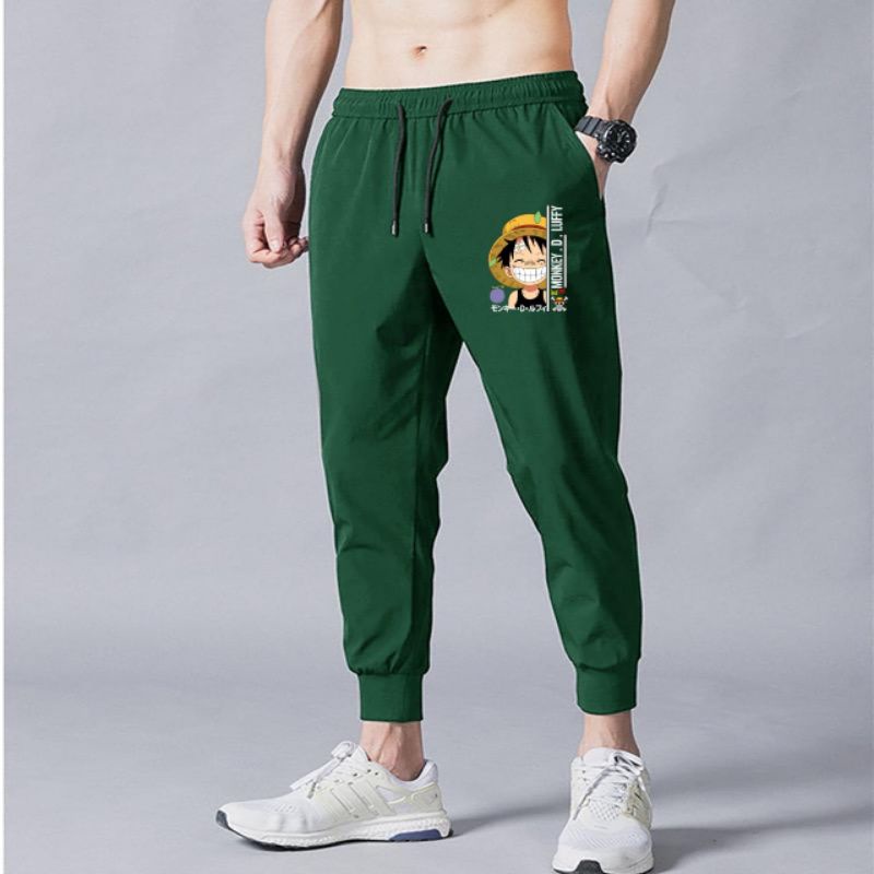 COD/DS/CELANA JOGGER LUFFY NYENGIR size (M-L-XL)