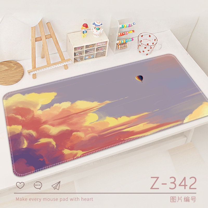 Mouse Pad Ukuran Besar Bahan Karet Tebal Untuk Meja Komputer