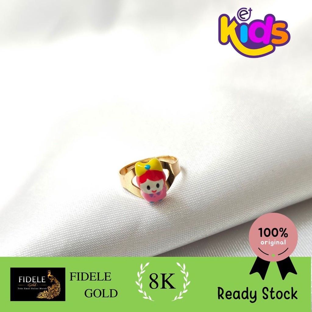 Cincin Bayi Cat Model Variasi cincin bayi ongsrot emas 375
