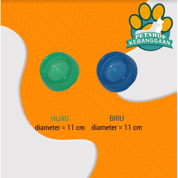 Tempat Makanan Kucing Plastik Kecil