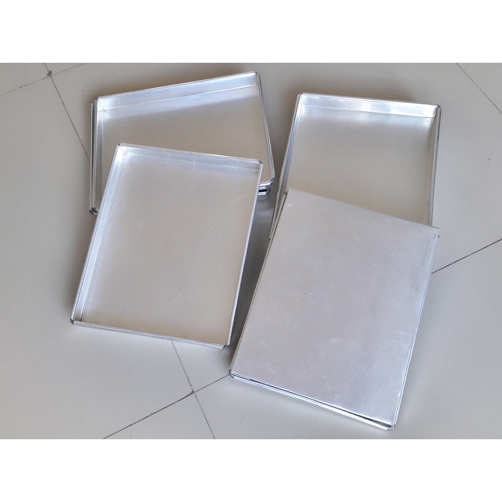 Loyang 25x20x2,5cm Kue Kering Spiku Surabaya Lapis Jadul Roti Bolu Gulung Brownis Brownies Bronis Pe