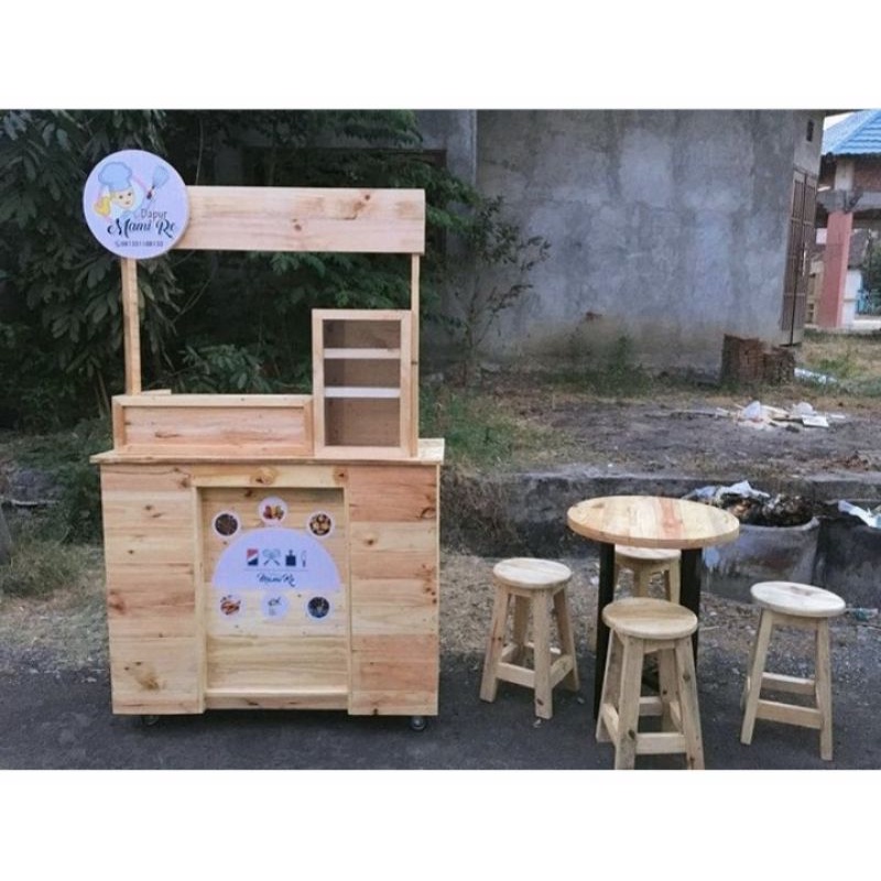 booth es grobak booth kayu booth minuma