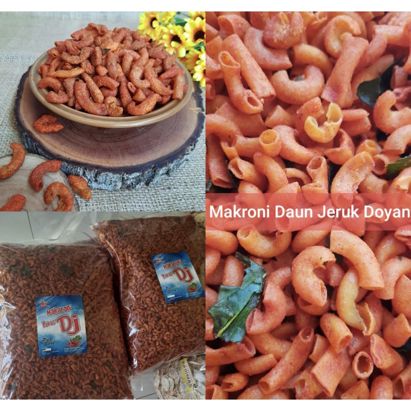 

SNACK KILOAN MURAH - MACARONI PEDAS DAUN JERUK 250 GRAM