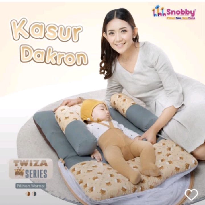 [2 kg] Snobby Kasur Lipat Bayi Dakron + Kelambu Twiza Series - TPK 6991