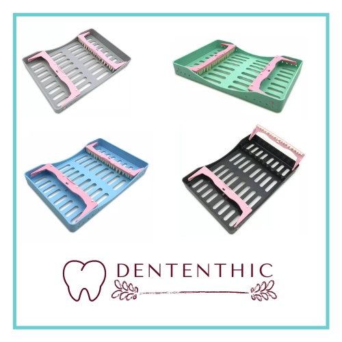 Dental Surgical Sterilization Box Disinfection Tray / Dental Instrumen Cassette / Dental Tray / Kotak Instrumen Gigi