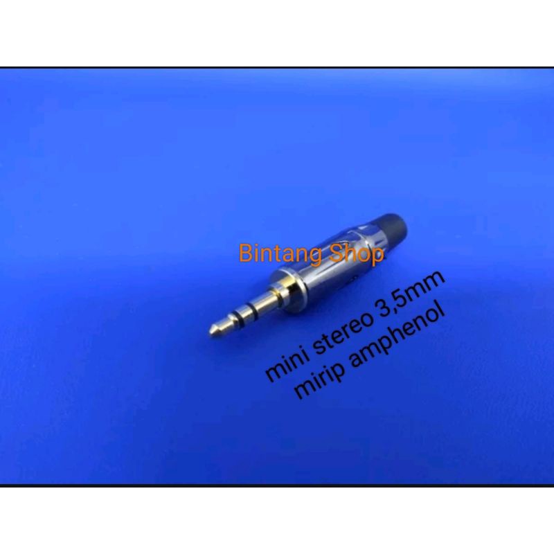 Jack mini stereo 3,5mm mirip amphenol