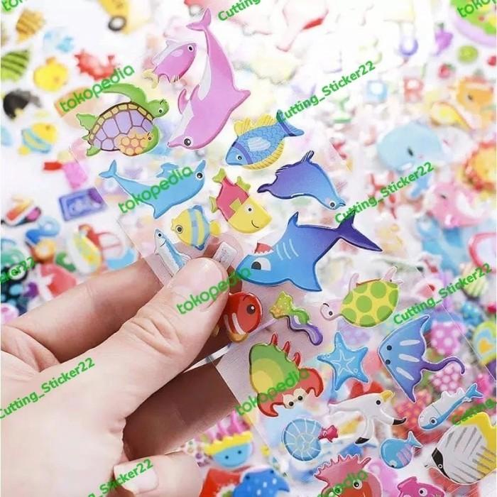 

model 45 k STIKER 3D / STICKER TIMBUL / MAINAN ANAK TEMPEL KARAKTER