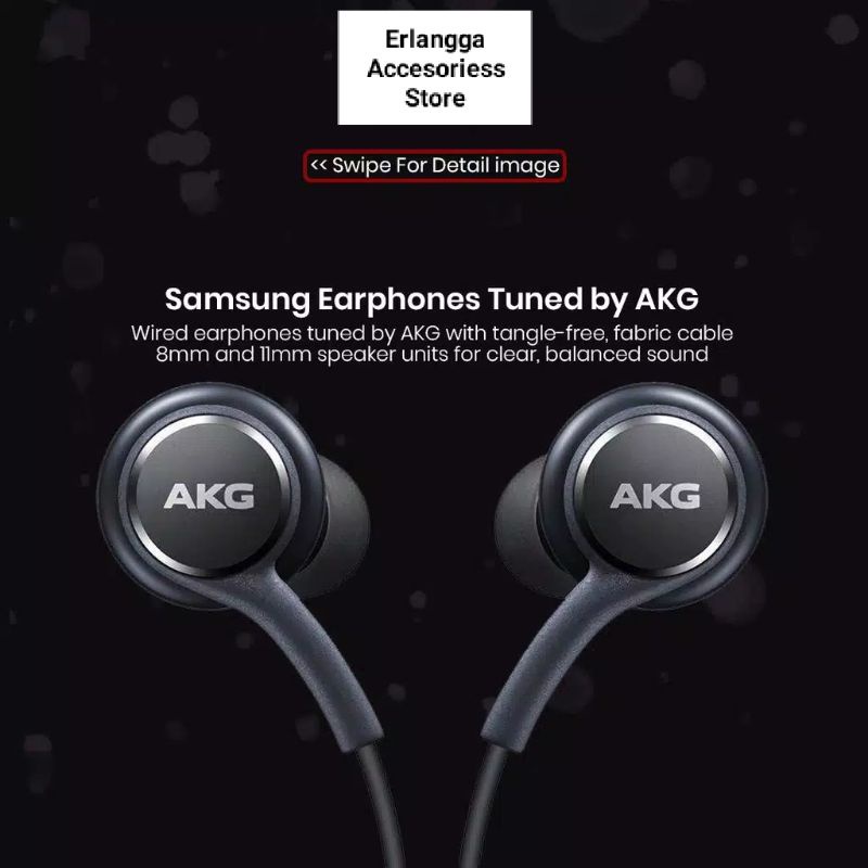EARPHONE AKG SAMSUNG S8/S9 VIETNAM JACK 3,5MM ORIGINAL