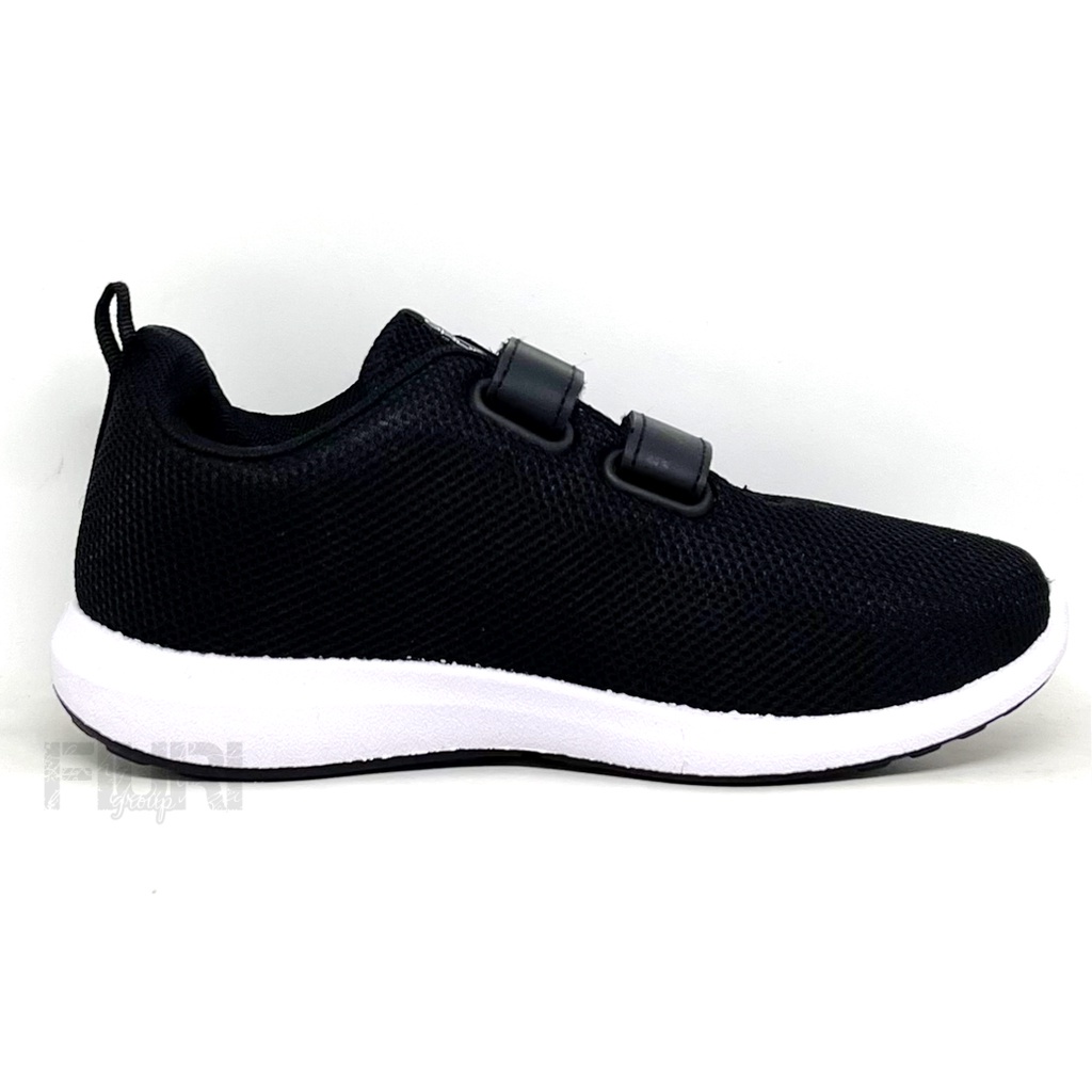 FIURI - ANDO ORIGINAL -  LIAM VIANY PEREKAT 29-40 HITAM PUTIH - SEPATU SNEAKERS KANVAS SOL KARET ANAK KECIL PEREMPUAN LAKI-LAKI - SEPATU KETS LUCU FASHION TRENDY - SEPATU SEKOLAH PAUD TK SD KRETEKAN PEREKAT CEWEK COWOK MURAH PROMO DISKON BONUS KAOS KAKI