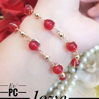 Xuping Gelang Cincin Perhiasan Wanita Merah 289221